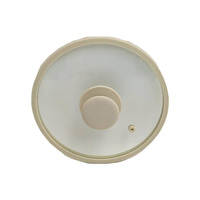 Couvercle de remplacement en silicone étroit de qualité alimentaire, résistant à la chaleur, pour ustensiles de cuisson en verre, hermétique, 16 cm, écologique, compatible four