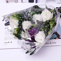 Sacs d'emballage de fleurs en plastique plaqué aluminium, produits spéciaux, pièces, sac à manches pour fleurs, sac en bpp étanche