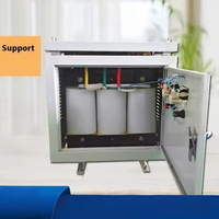 Transformateur triphasé à isolation sèche 480V-690V 220V-380V 35KVA/75KW/85/6KVA 50/60Hz à enroulement en cuivre pour usage électronique 30KVA-1000KVA
