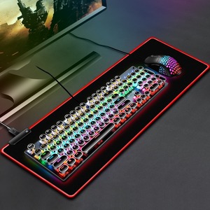 Tấm lót chuột phát sáng RGB cỡ lớn phổ biến năm 2025, chất liệu cao su chống trơn, dùng cho quán internet, bàn chơi game, nhiều màu sắc - Product Image 6
