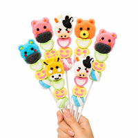 Palitos de Malvavisco Personalizados al por Mayor, Dulces con Forma de Animales de Dibujos Animados en 3D, Osos, Vacas, Cerdos, Golosinas Escolares para Niños, Envasados, Halal