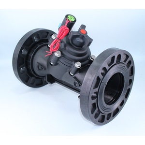 Válvula Solenoide de 3 Pulgadas con Conexión de Brida, Cuerpo de Plástico con Revestimiento de Goma, Control Automático para Riego Agrícola - Product Image 1