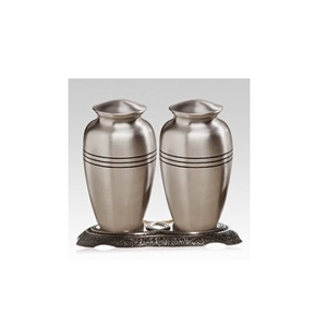 Metal Premium Quality Engraved Cremation Urns With Base Funeral <b>Memorial</b> <b>Keepsake</b> Ashes Service Equipment Burial Urns Trending - Product Image 2