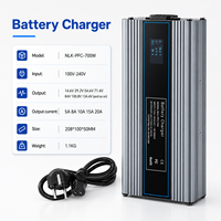 Vente en gros de produits : Adaptateur de charge électronique en alliage d'aluminium, chargeur 100V-240V pour batteries LiFePO4 de motos
