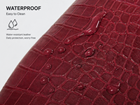 Haute qualité 0.9mm Crocodile en relief PU synthétique artificiel Faux cuir tissus PU matériel pour chaussures sacs à main supérieurs