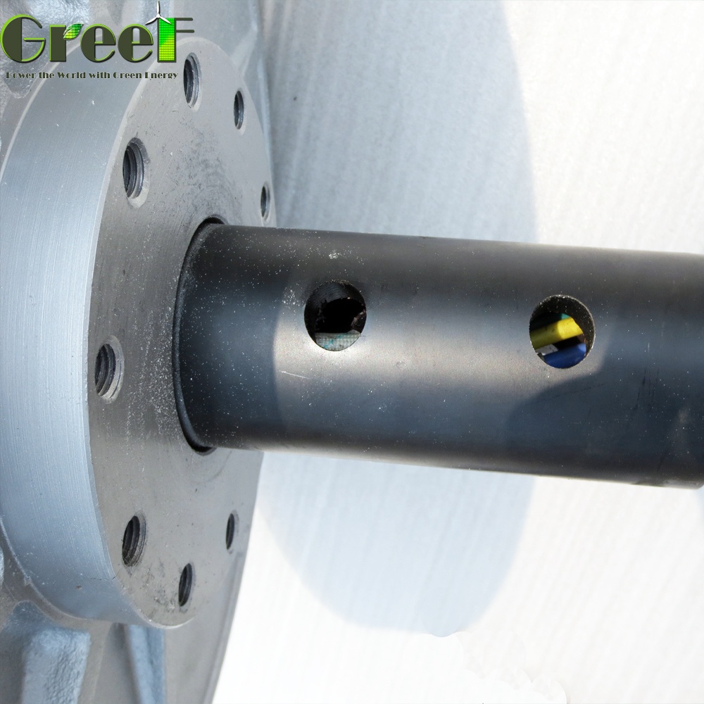 axial flux coreless permanent magnet generator vertical axis wind turbine 300000 watt