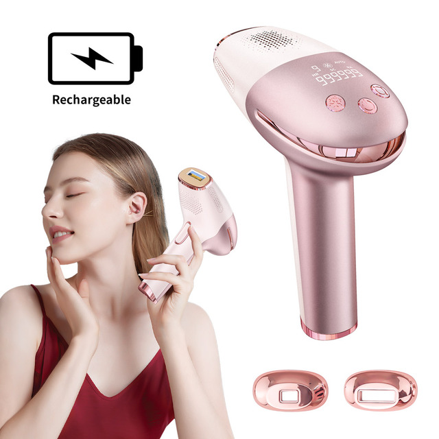 Rechargeable Battery Wireless Ice Cool Epilator Household Portable Handy Light Permanent Home Use IPL Laser Hair Removal Device