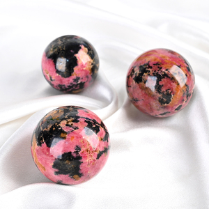 Hot Sale Natural Healing <b>Crystal</b> Sphere Rhodonite <b>Crystal</b> Sphere for Home Decoration - Product Image 6