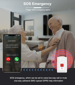 Điện thoại di động cá nhân hệ thống báo động, người cao tuổi 4G SOS cuộc gọi rơi phát hiện Mặt dây chuyền, người đàn ông xuống báo động <span class=keywords><strong>GPS</strong></span> Tracker Với vành đai Clip - Product Image 5