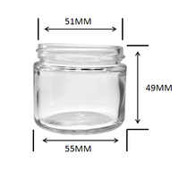 Vente en gros de pots en verre ambré vides de 60 ml à parois droites avec bouchon en ABS/aluminium/phénolique/PP, étiquette personnalisée, logo ODM OEM
