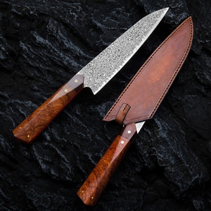8in-سكين مطبخ ياباني, سكين احترافي من خشب الورد بمقبض 103 طبقة VG10 من الاستانلس الدمشقي - Product Image 4