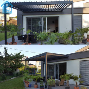 Gazebo à persiennes étanche en aluminium pour l'extérieur Système de persiennes Bioclimatique Pergola de toit pergola en aluminium - Product Image 2