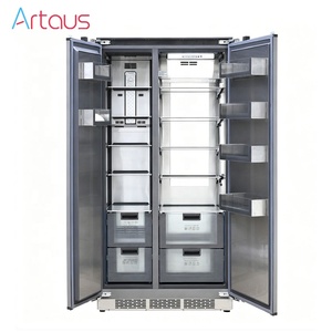 Réfrigérateur encastrable en acier inoxydable de 36 pouces, sans givre, écoénergétique, 455 L, double porte, pour hôtel - Product Image 3