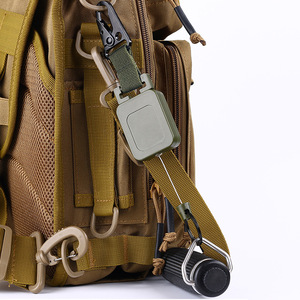 XXH-P009 Essentieel Voor Outdoor Camping Vierkant Zwart Plastic Sleutel Intrekbare Badge Haspel Sublimatie Intrekbare Badge Houder - Product Image 5