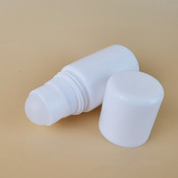 Flacons à bille en plastique vides en gros de 30 ml, 50 ml, 60 ml, 100 ml, conteneur de déodorant à bille, sérigraphie, logo personnalisé pour