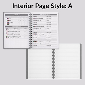 สมุดแพลนเนอร์แบบ Wire-O ขนาด A6 A7 ลายยูโรเปียนคัพ แบบกำหนดเองได้ มี<span class=keywords><strong>เส้น</strong></span>บรรทัด จุด หรือหน้าเปล่า แบบพกพา สำหรับฟุตบอลโลก สมุดโน้ตระดับมืออาชีพ ขายส่ง - Product Image 4
