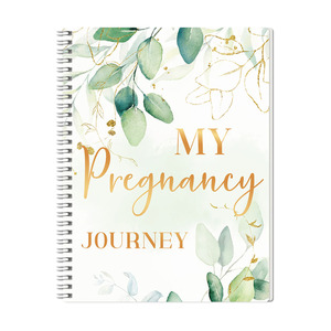 <strong>Pregnancy</strong> Journal <strong>Planner</strong> A5/B5 Loose-Leaf Spiral Bound Saddle Stitching Option Cute Fabric/PVC PP Gift 80 Sheets <strong>for</strong> Expecting - Product Image 2