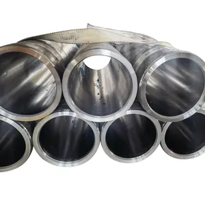 Tube aiguisé en acier au carbone sans couture étiré à froid ou en acier allié pour baril de cylindre hydraulique