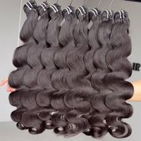 Paquetes de Cabello Humano Virgen Vietnamita Crudo SDD de 100g, Extensiones de Cabello Rizado Pixie de Doble Trama al por Mayor con Cutícula Alineada