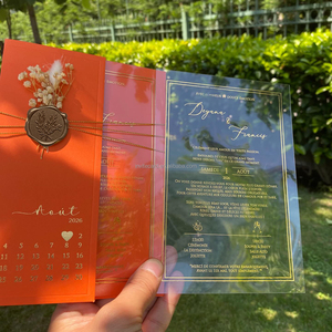 Fournisseur de Quinceanera pour fête de <span class=keywords><strong>mariage</strong></span>, <span class=keywords><strong>carte</strong></span> d'<span class=keywords><strong>invitation</strong></span> de <span class=keywords><strong>mariage</strong></span> en acrylique transparent avec enveloppe imprimée or blush élégant et luxueux - Product Image 2