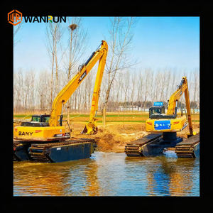 河川浚渫および潮干湿地資源開発用の水陸両用浚渫機 - Product Image 1