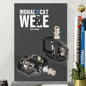 Pédale de vélo professionnelle PD-F91 à verrouillage automatique, pièces en aluminium, roulement scellé, VTT, vélo de montagne, cyclisme - Product Image 5