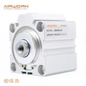 SDA <span class=keywords><strong>airtac</strong></span> 유형 25mm 조밀한 얇은 유형 공기 압축 공기를 넣은 실린더 가격 - Product Image 4