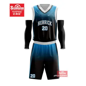 Benutzer definierte Sublimation Beste Basketball Uniform Stickerei Neueste Basketball Jersey Design