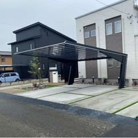 Offre Spéciale : Pergola Carport Étanche avec Toit à Lames Orientables pour Allée et Parking – Carport Solaire en Alliage d'Aluminium Étanche
