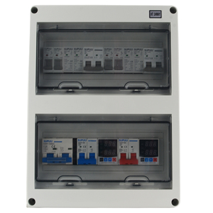 Boîtier combinateur AC+DC 2 chaînes 2 entrées 2 sorties 16A 20A 25A 32A 600V Disjoncteur AC Protection contre les surtensions AC pour système d'énergie solaire - Product Image 2