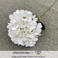 Bunga Hydrangea Sutra Baru 68cm, Rekomendasi untuk Dekorasi Pernikahan, Hotel, Rumah, Indoor/Outdoor