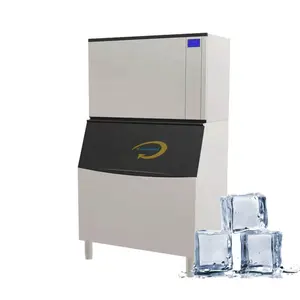 Stainless Steel Commercial Block Ice Making Machine For Food&Beverage Shop Ice Maker Use Making 100kg Ice Per Day