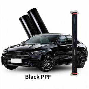 Precio de Fábrica TPU PPF 1.52*15m NEGRO BRILLANTE Cambio de Color Auto Reparable para Carrocería Antiarañazos y Superficie Brillante - Product Image 1