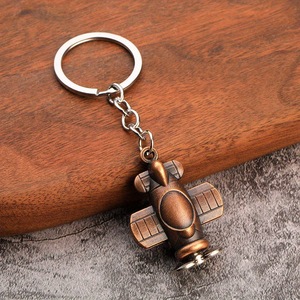 Porte-clés en métal en forme de volant de course créatif, modèle de volant de course en alliage de zinc, vente en gros, pendentif pour pièces automobiles - Product Image 5