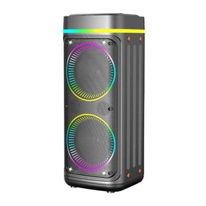 רמקול מסיבות ABS-8211 5.0, 100W*2, תאורת RGB כפולה <span class=keywords><strong>8</strong></span> אינץ', מיקרופון אלחוטי, נייד לשימוש חיצוני, סוללה 7500mAh, שלט רחוק - Product Image 4