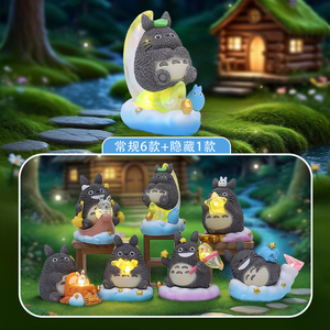 Hayao <span class=keywords><strong>Miyazaki</strong></span> - Chemin de Campagne Apaisant - Totoro Invisible - Boîte Mystère - Ensemble Complet de 6 Pièces - Figurines d'Ornement de Bureau Anime - Collection Cadeau - Product Image 2