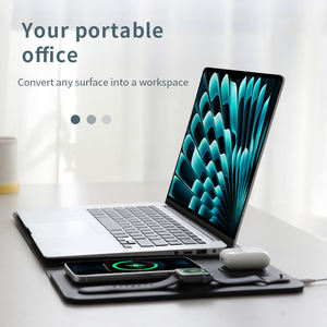 <span class=keywords><strong>Tapis</strong></span> <span class=keywords><strong>de</strong></span> bureau à chargement sans fil <span class=keywords><strong>Tapis</strong></span> <span class=keywords><strong>de</strong></span> souris détachable et étanche pour le bureau, le jeu et l'ordinateur Chargement sans fil doux et respirant - Product Image 4