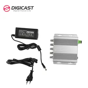 SATV CATV Satellite Optical Transmitter 1550 Optical Transmitter 4 Tuner DVB S DVB T Transmitter