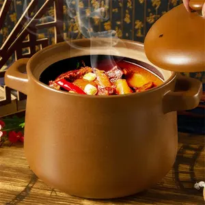 Pentola in Ceramica Tradizionale Cinese di Alta Qualità per Stufa a Gas, Casseruola per Zuppe, Design Classico, Pentola per Hot Pot di Qualità - Product Image 2