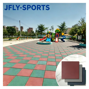 Dalles de sol en caoutchouc EPDM, surface de jeu sûre et non toxique, résistantes aux intempéries, tapis emboîtables, aire de jeux extérieure pour maternelle - Product Image 1