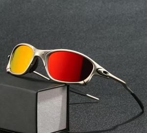 Cross border europa e America cornice argento sabbia occhiali da sole polarizzati in metallo tecnologia futura sport ciclismo Juliet - Product Image 3