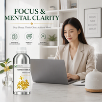 Huile d'Osmanthus (Osmanthus Fragrans) pour stimuler la concentration, clarté mentale, arôme pour le bureau et l'étude