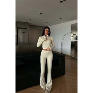 Conjunto Deportivo de Nylon para Hombre, Cómodo, con Detalle de Cremallera, para Gimnasio/Correr, Estampado con Efecto Ácido, 2 Piezas, MOQ 2 Piezas - Product Image 3