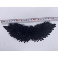 En stock, ailes d'ange en plumes de poulet pour poupées animales de compagnie, 10 cm/15 cm/20 cm, accessoires, vente directe d'usine