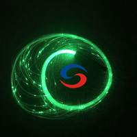 LED Fiber Optik Kırbaç Dans Işığı Dinamik Işık Çubuğu DJ Sahne Kulübü için Özelleştirilebilir