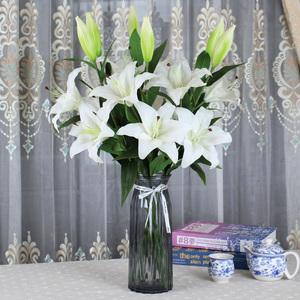 Flores de Lirio Artificiales de PU con Tacto Real, Hidratantes, Flexibles e Inodoras, para Decoración del Hogar, Sala de Estar, Bodas y Fiestas - Product Image 2