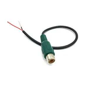完整的线束RCA母音频电缆汽车线束AV电缆单头视频电缆可定制