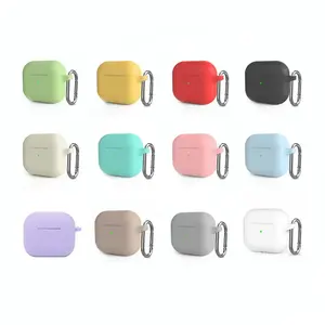 Apple Earphone Case Voor Airpods Pro Siliconen Oortelefoon Case Draadloze Bluetooth Oorkast