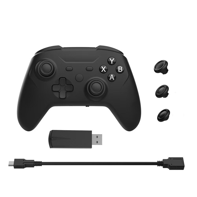 2.4G Wireless Vibration Motor Controller for PC for PS3 Steam Console with Hall Trigger