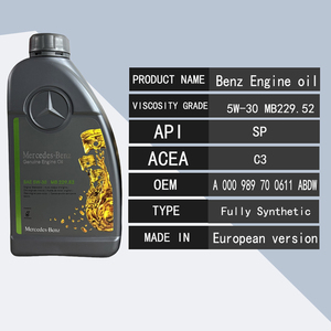 Garantie de qualité <span class=keywords><strong>Huile</strong></span> <span class=keywords><strong>moteur</strong></span> entièrement synthétique pour voiture SP <span class=keywords><strong>5W30</strong></span> C3 MB229.52 Version européenne 1 litre A000989700611 pour benz - Product Image 5
